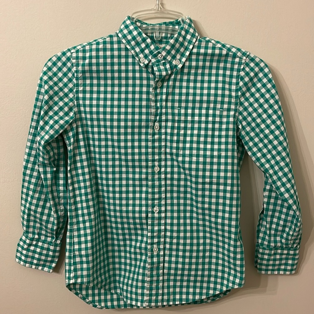 Boys collard button down